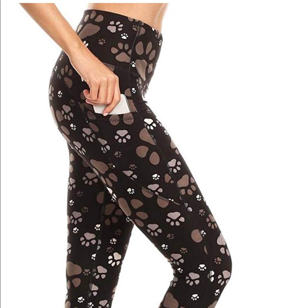 Leggings W/Tummy Control+Super Soft+Pocket. Safety